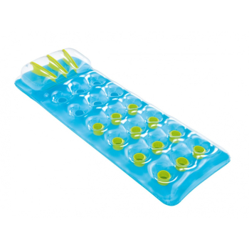 Neonowy Materac plażowy BESTWAY Niebieski 188x71cm + Zestaw naprawczy